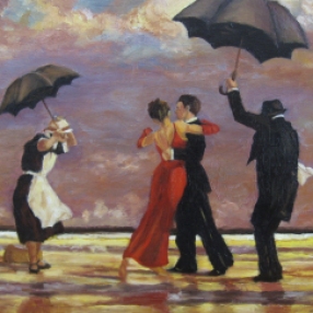 The Singing Butler (after Jack Vettriano)