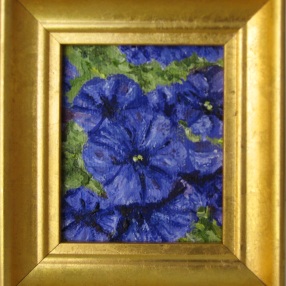 Violet Petunias (miniature)